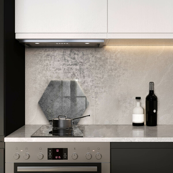 Tagliere in vetro Struttura in pietra concreta
