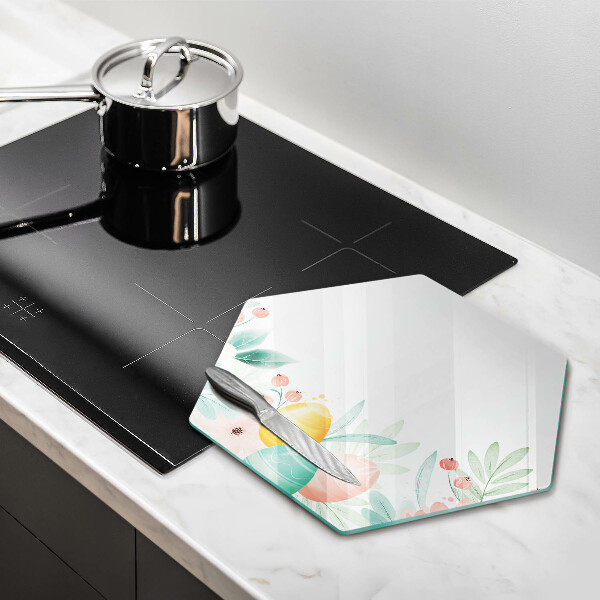 Tagliere in vetro uova di Pasqua