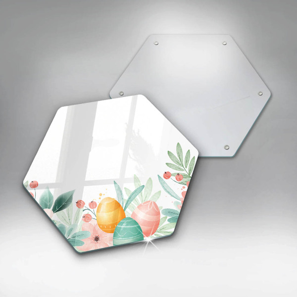 Tagliere in vetro uova di Pasqua