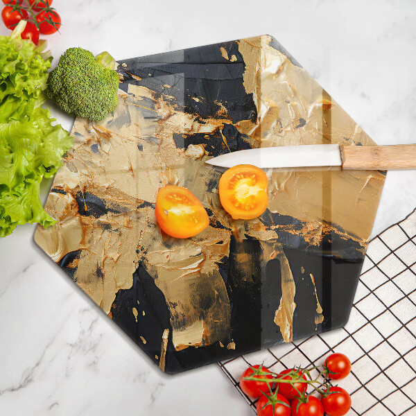 Tagliere in vetro temperato Texture di vernice elegante