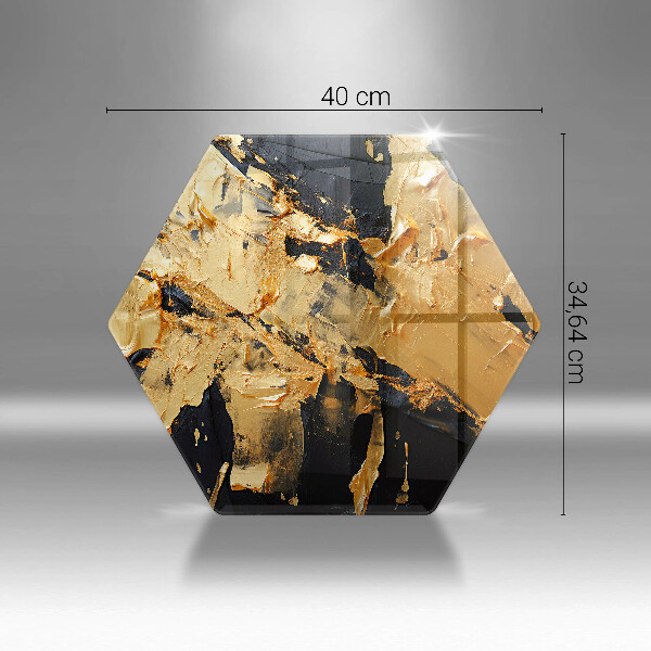 Tagliere in vetro temperato Texture di vernice elegante