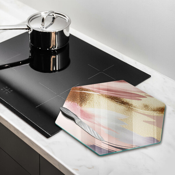 Tagliere in vetro temperato Macchie pastello