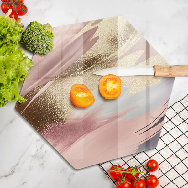 Tagliere in vetro temperato Macchie pastello