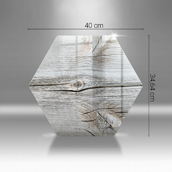 Tagliere in vetro temperato Struttura in legno chiaro