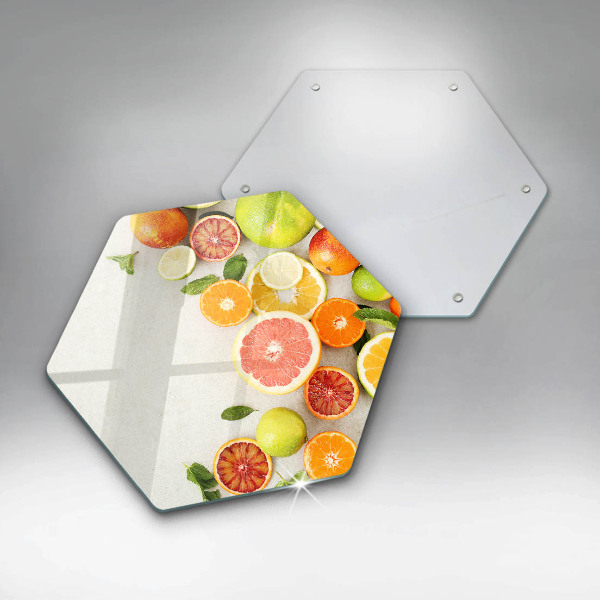 Tagliere in vetro temperato Agrumi