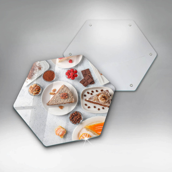 Tagliere in vetro temperato La dolcezza della torta