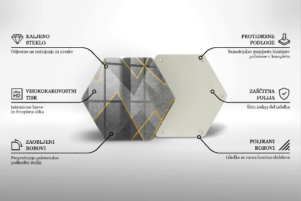 Tagliere in vetro temperato Forme taglienti