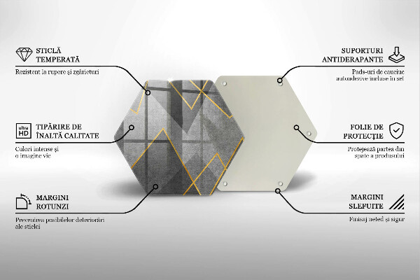 Tagliere in vetro temperato Forme taglienti