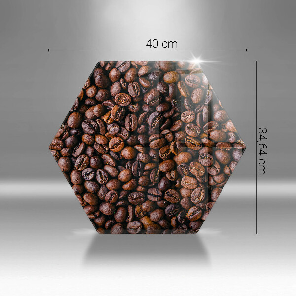 Tagliere in vetro temperato Chicchi di caffè