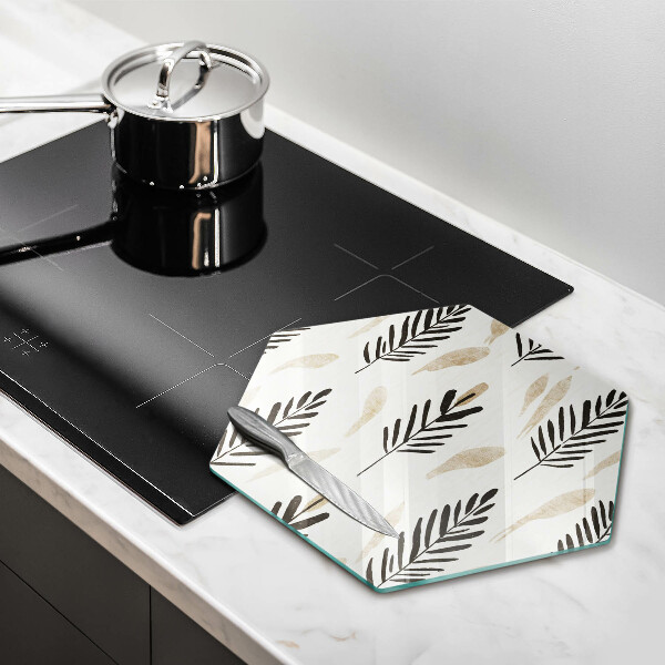 Tagliere in vetro temperato Piante bohémien