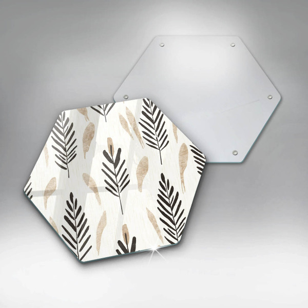 Tagliere in vetro temperato Piante bohémien