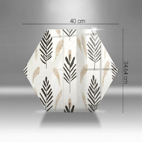 Tagliere in vetro temperato Piante bohémien