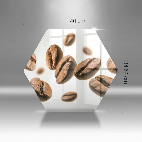 Tagliere in vetro temperato Chicchi di caffè