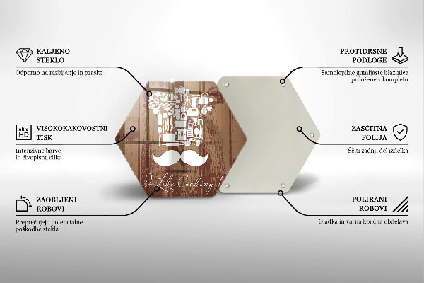 Tagliere in vetro temperato I like cooking