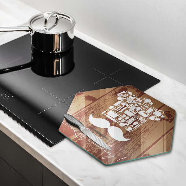 Tagliere in vetro temperato I like cooking