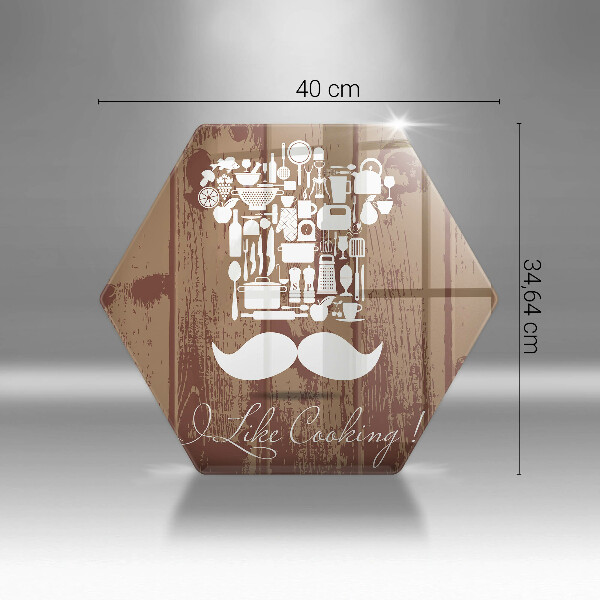 Tagliere in vetro temperato I like cooking