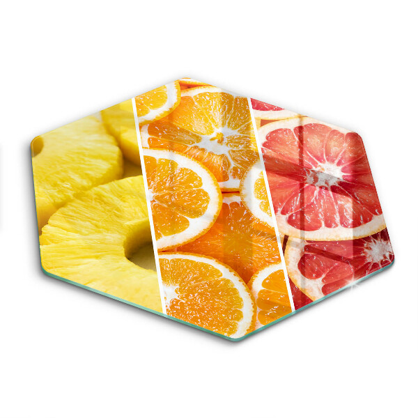 Tagliere in vetro temperato Frutti colorati