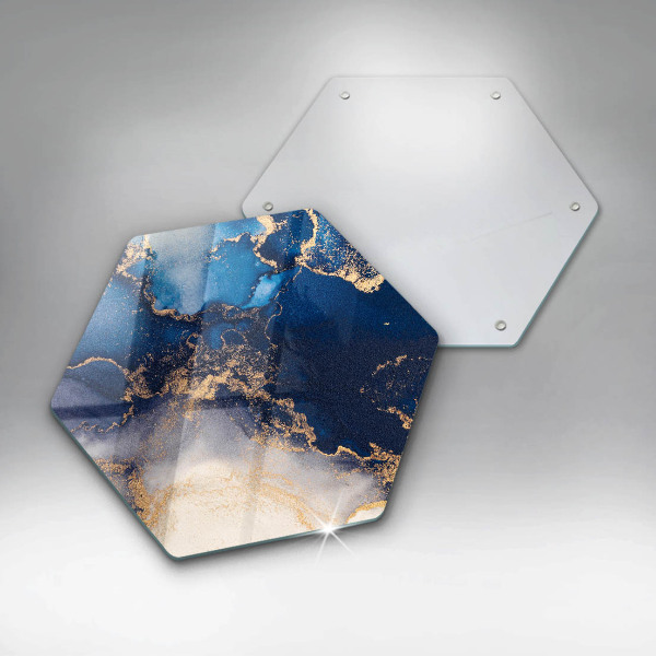 Tagliere in vetro temperato Astrazione del marmo