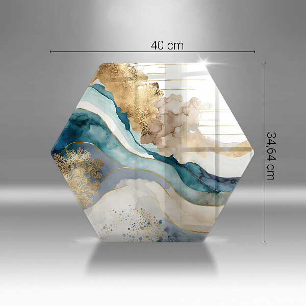 Tagliere in vetro temperato Marmo colorato