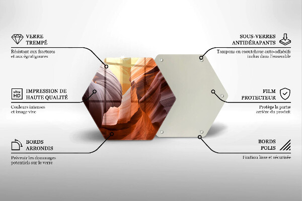 Tagliere in vetro temperato Grand Canyon