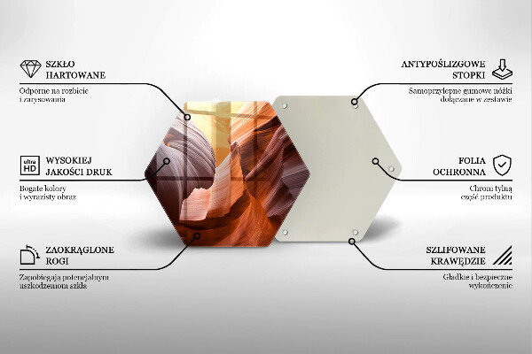 Tagliere in vetro temperato Grand Canyon