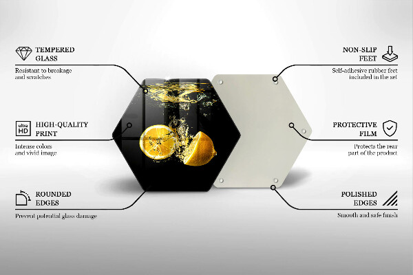 Tagliere in vetro Succoso frutto di limone