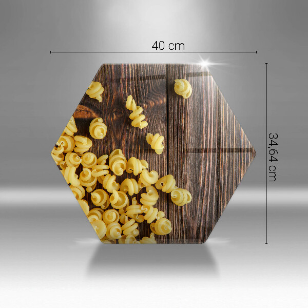 Tagliere in vetro temperato Pasta in tavola