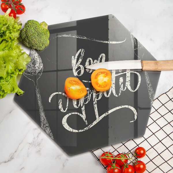 Tagliere in vetro temperato Bon Appetit