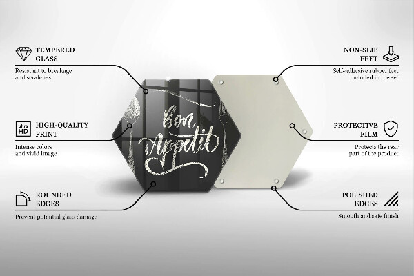 Tagliere in vetro temperato Bon Appetit