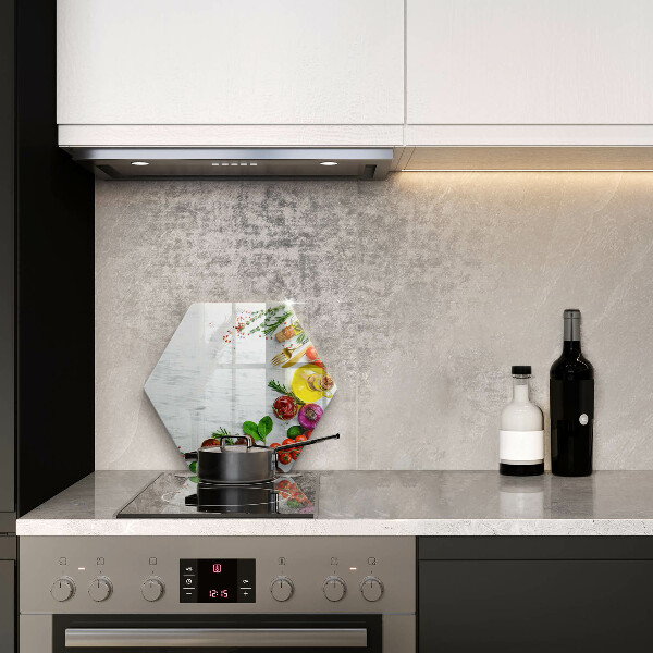 Tagliere in vetro temperato Verdure e spezie