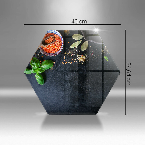 Tagliere in vetro temperato Ciotole di spezie