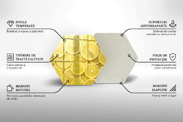 Tagliere in vetro Frutto di limone