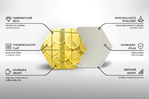 Tagliere in vetro Frutto di limone