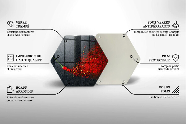 Tagliere in vetro Peperoncino