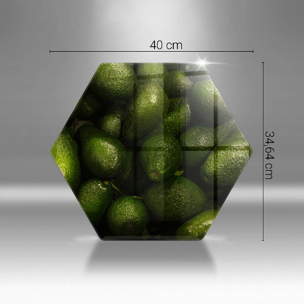 Tagliere in vetro temperato Frutto dell'avocado