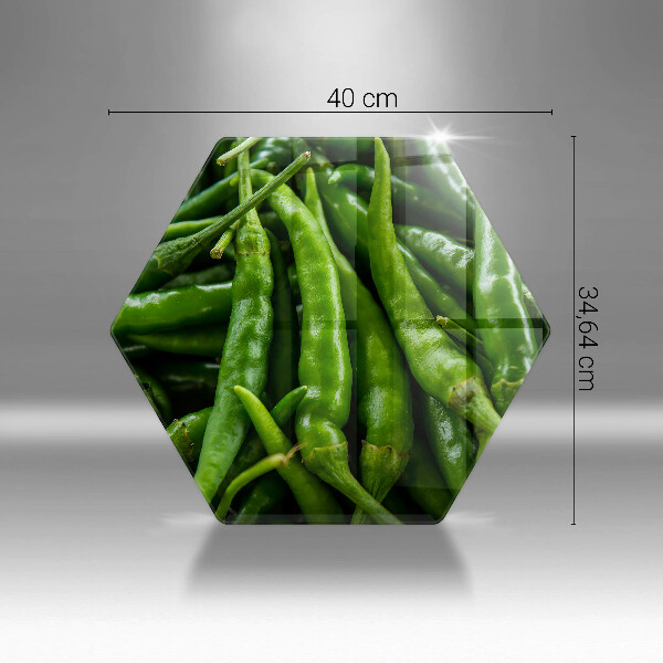 Tagliere in vetro temperato Baccelli di piselli