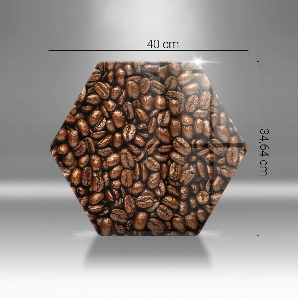 Tagliere in vetro temperato Chicchi di caffè