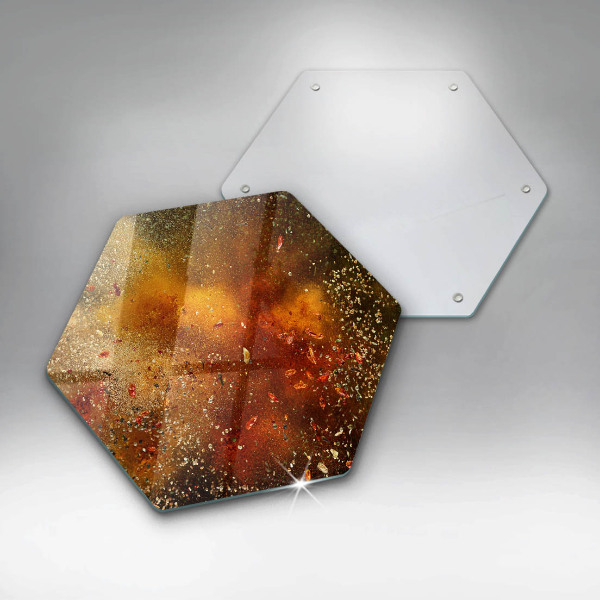 Tagliere in vetro temperato Spezie colorate