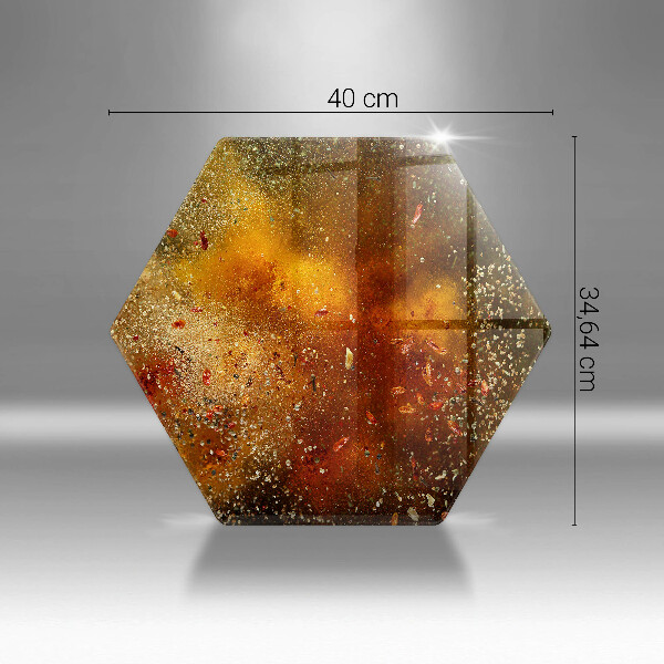 Tagliere in vetro temperato Spezie colorate