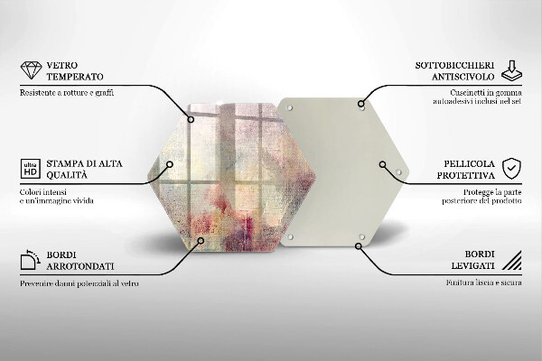 Tagliere in vetro Fondo di struttura della vernice