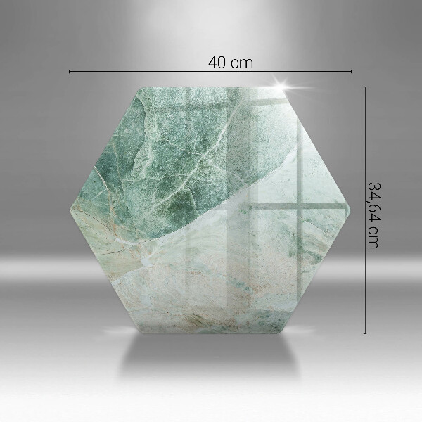 Tagliere in vetro Struttura in pietra