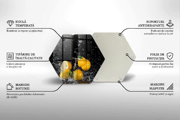 Tagliere in vetro Succoso frutto di limone