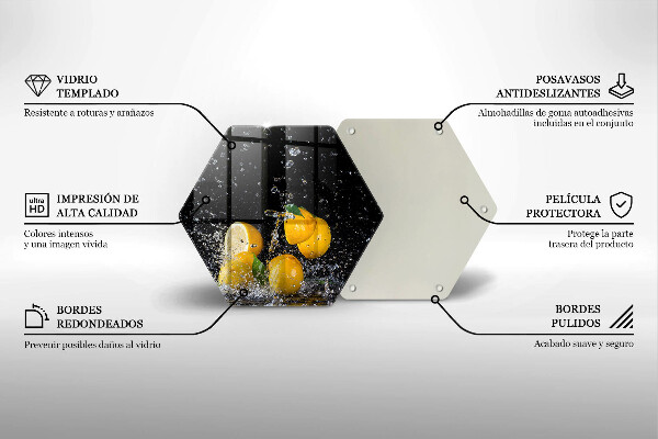 Tagliere in vetro Succoso frutto di limone