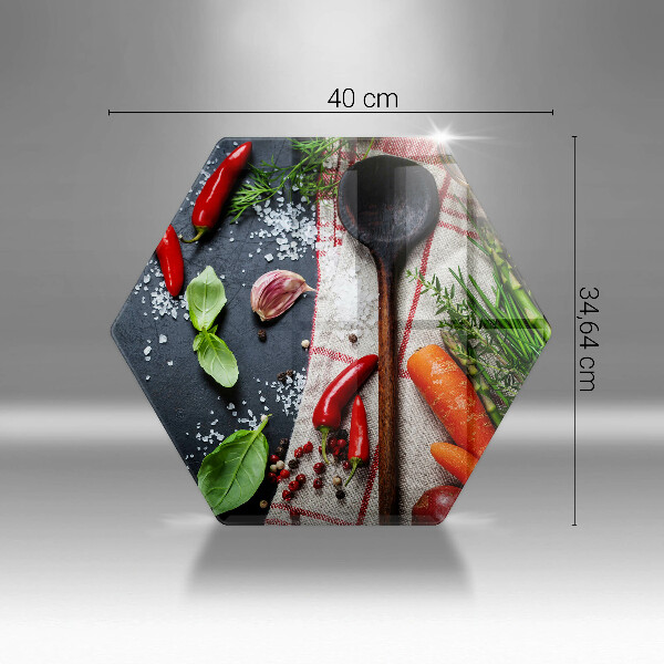 Tagliere in vetro Cibo da cucina