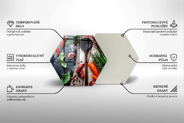 Tagliere in vetro Cibo da cucina