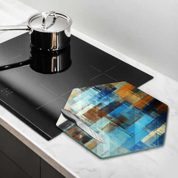 Tagliere in vetro Sfondo dipinto