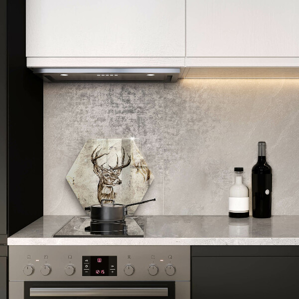 Tagliere in vetro Illustrazione degli animali dei cervi