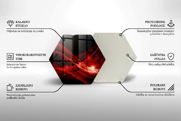 Tagliere in vetro Astrazione moderna
