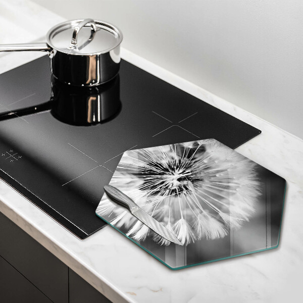 Tagliere in vetro Un delicato dente di leone