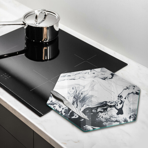 Tagliere in vetro Astrazione dell'inchiostro
